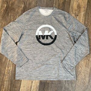 Michael Kors Heather Gray Long Sleeve Tee